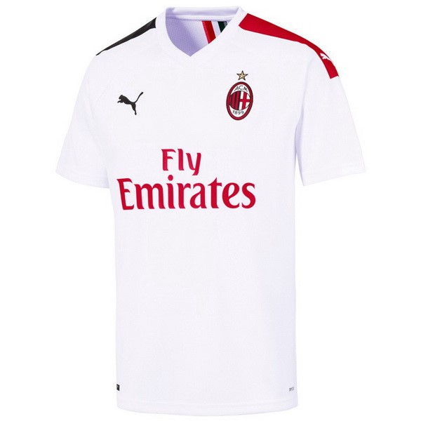 Tailandia Camiseta AC Milan 2ª 2019-2020 Blanco